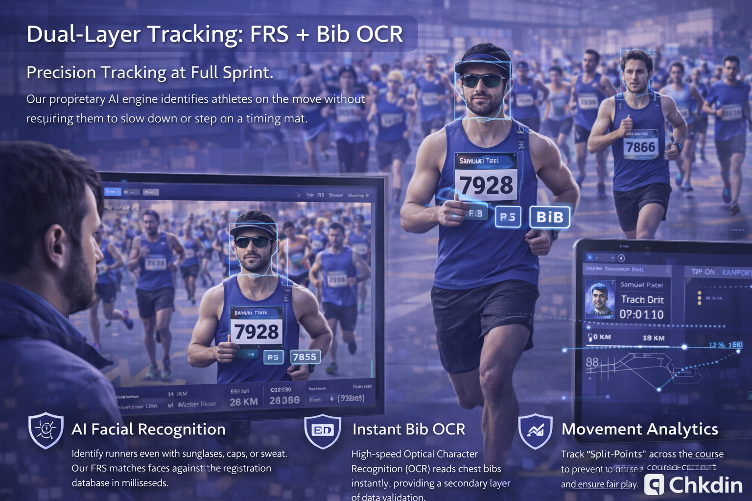 Dual-Layer Tracking: FRS + Bib OCR