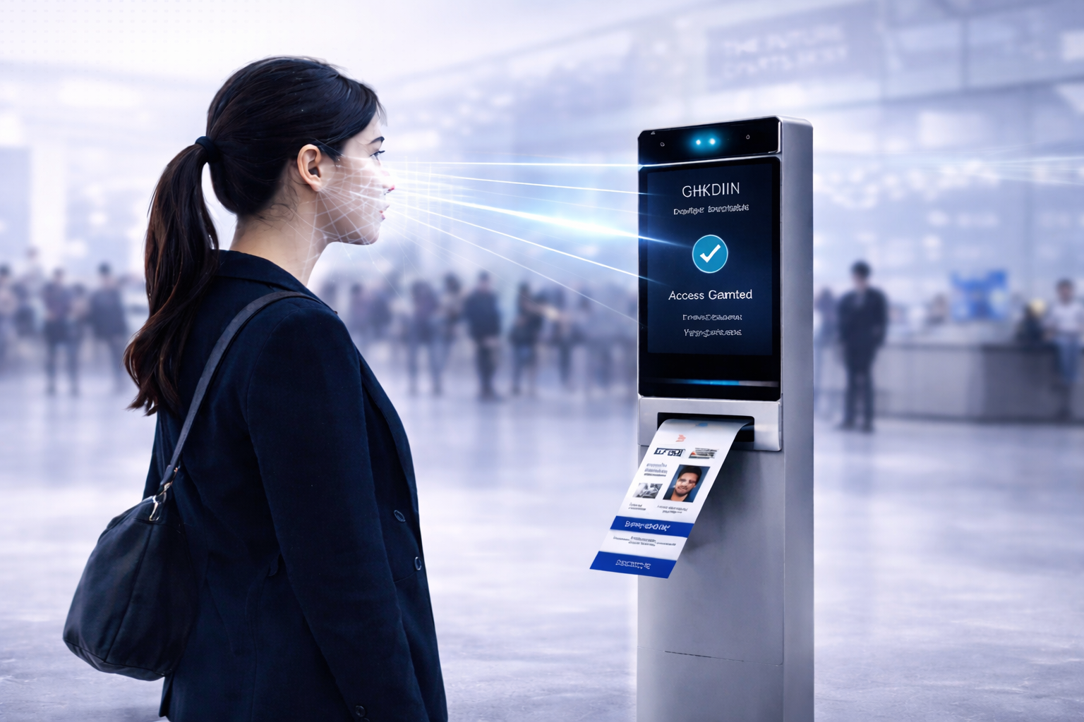 AI Face ID Kiosk at Bengaluru Tech Summit