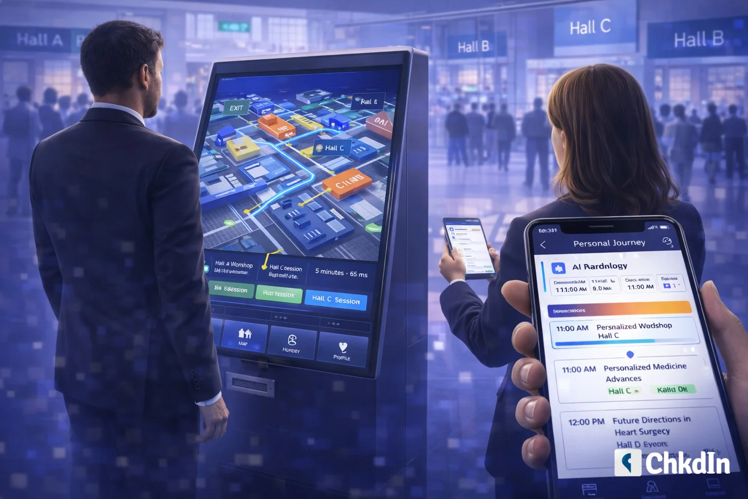 Interactive Wayfinding for Large Venues